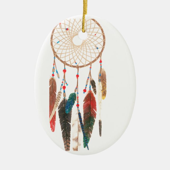 Ornamento De Cerâmica Dreamcatcher novo! (Frente)