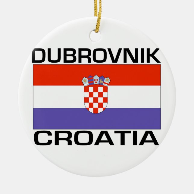 Ornamento De Cerâmica Dubrovnik (Frente)