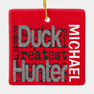 Ornamento De Cerâmica Duck Hunter Extraordinaire CUSTOM