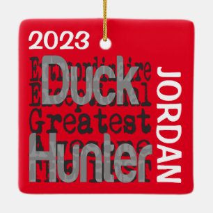 Ornamento De Cerâmica Duck Hunter Extraordinaire CUSTOM