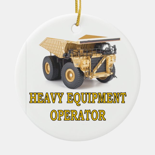 ORNAMENTO DE CERÂMICA DUMPTRUCK (Frente)