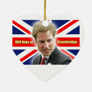 Ornamento De Cerâmica Duque HRH de Cambridge - Incrível!