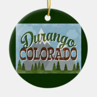 Durango Colorado Divertimento Retro Montanhas Snow