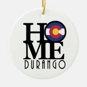 Ornamento De Cerâmica Durango HOME Colorado
