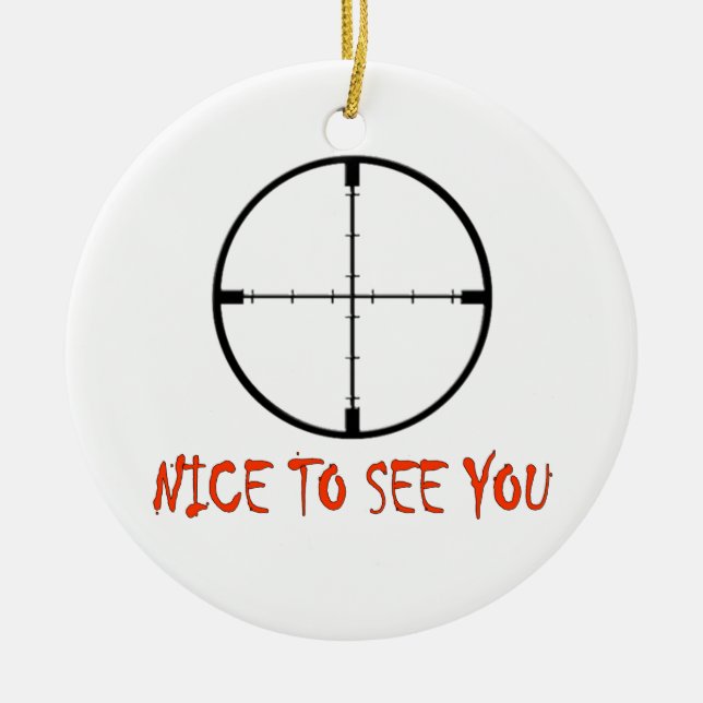 ORNAMENTO DE CERÂMICA É BOM TE VER (Frente)