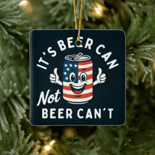 Ornamento De Cerâmica É Cerveja não pode Cerveja não é um Bebendo engraç