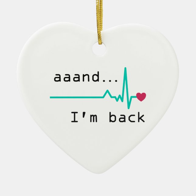 Ornamento De Cerâmica E eu voltei, Carro Sobrevivente de Negócios de Ata (Frente)