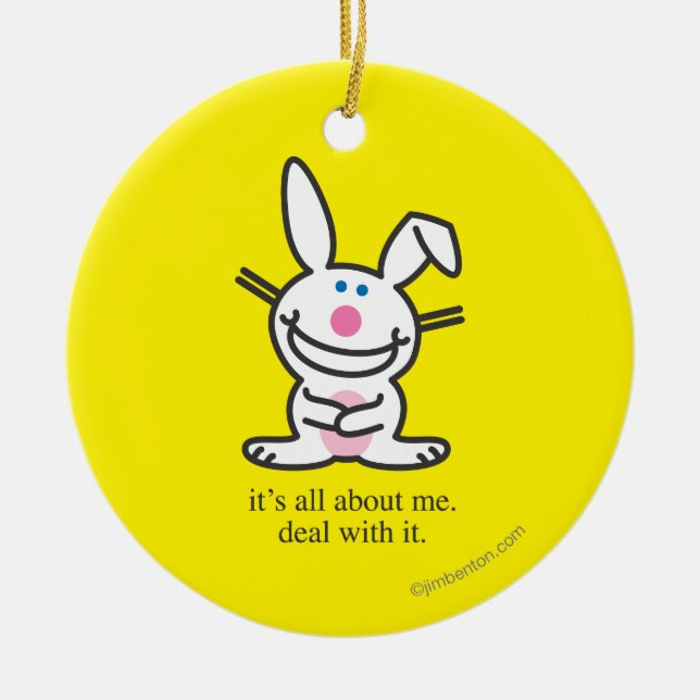 Ornamento De Cerâmica É toda sobre mim (Frente)