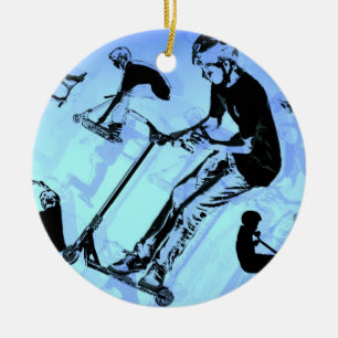 Ornamento De Cerâmica É toda sobre o patinete! - Truques do patinete