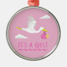 Ornamento De Cerâmica É uma garota!