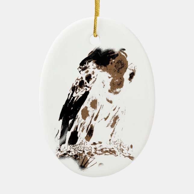 Ornamento De Cerâmica Eagle Ornament (Frente)