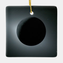 Ornamento De Cerâmica Eclipse Total do Sol Artemis II