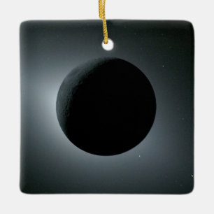 Ornamento De Cerâmica Eclipse Total do Sol Artemis II