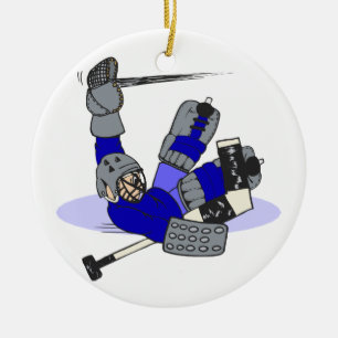 Ornamento De Cerâmica Economias do Goalie