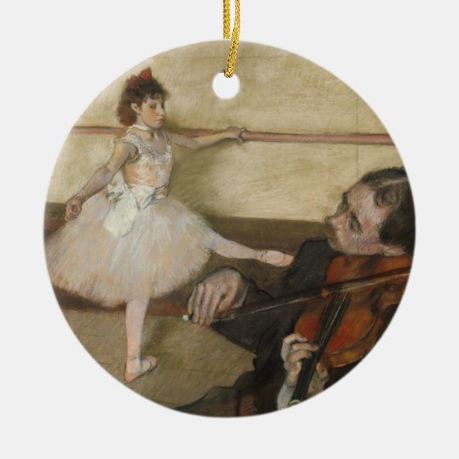 Ornamento De Cerâmica Edgar Degas (Frente)
