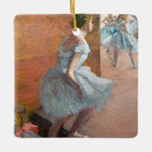 Ornamento De Cerâmica Edgar Degas - Dançarinos Subindo uma Escada