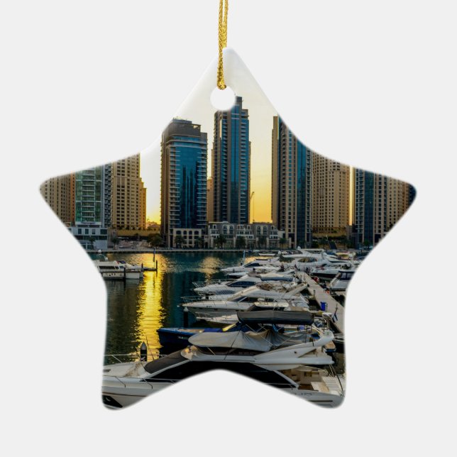 Ornamento De Cerâmica Edifícios do Dubai em Alta-Escala (Frente)