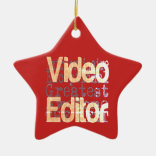 Ornamento De Cerâmica Editor de vídeo extraordinário