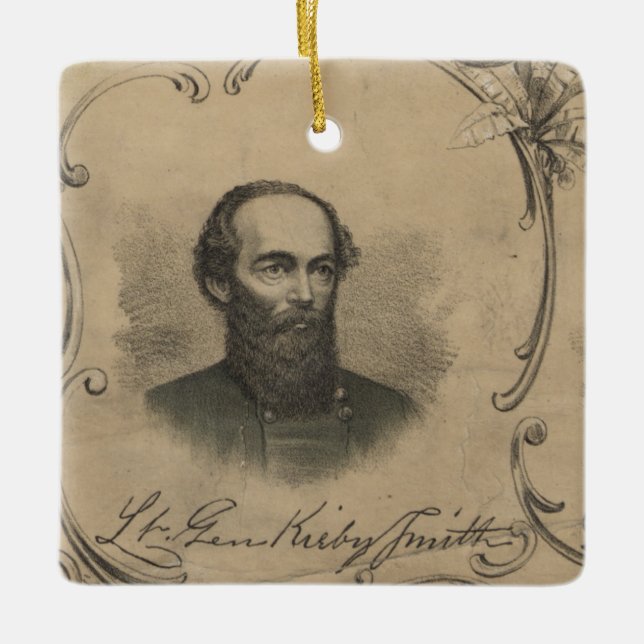 Ornamento De Cerâmica Edmund Kirby Smith (Frente)