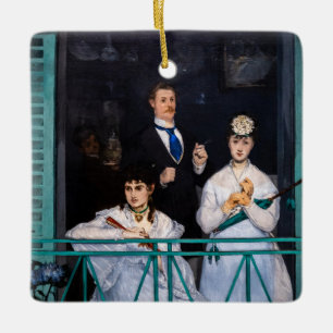 Ornamento De Cerâmica Edouard Manet - Balcony / Le Balcon