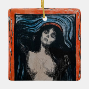 Ornamento De Cerâmica Edvard Munch - Madona Litografia