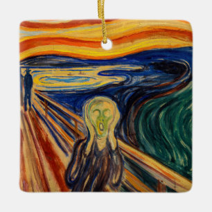 Ornamento De Cerâmica Edvard Munch - O Gritar 1910