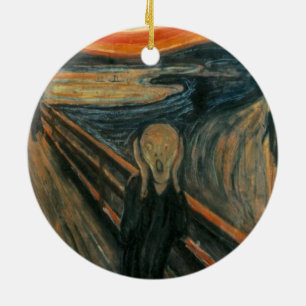 Ornamento De Cerâmica Edvard Munch - O Grito