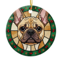 efeito de vitral personalizado nome do CÃO Natal