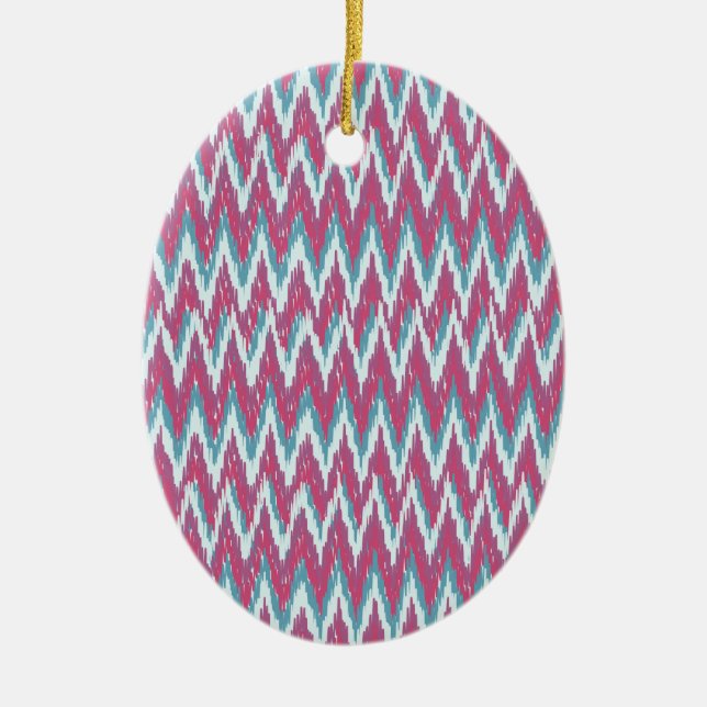 Ornamento De Cerâmica efeito zigzag ikat12.ai (Frente)