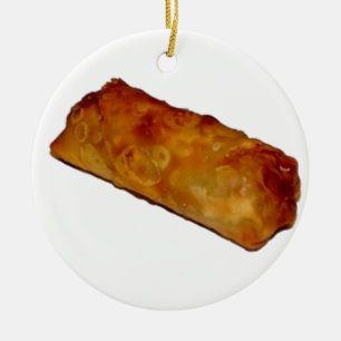Ornamento De Cerâmica Eggroll