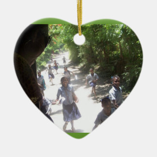 Ornamento De Cerâmica Eis porque nós vamos!