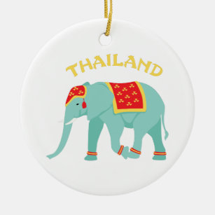 Ornamento De Cerâmica Elefante de Tailândia