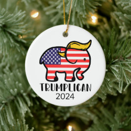 Ornamento De Cerâmica Elefante Trumplican
