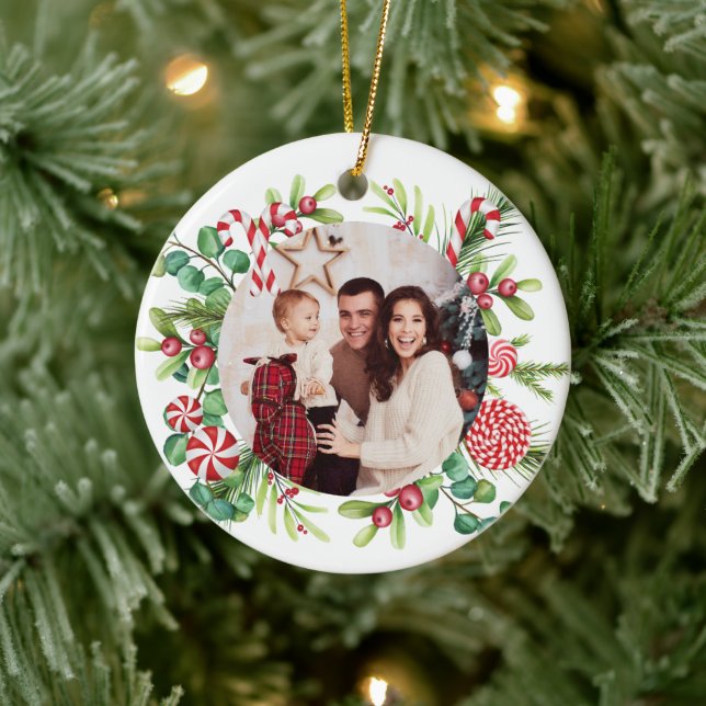 Ornamento De Cerâmica Elegância de menta-pimenta (Árvore)