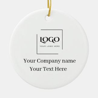 Ornamento De Cerâmica Elegant custom your logo template