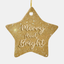 Elegante brilho de Natal dourado