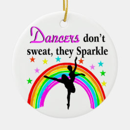 ORNAMENTO DE CERÂMICA ELEGANTE DANCER