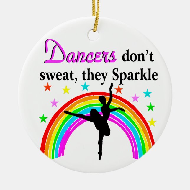 ORNAMENTO DE CERÂMICA ELEGANTE DANCER (Frente)
