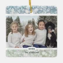 Elegante Snowflake Crystal Bokeh