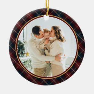 Ornamento De Cerâmica Elegante Xadrez Clássico Foto Natal