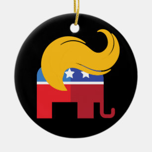 Ornamento De Cerâmica Eleição Presidencial Trump 2024