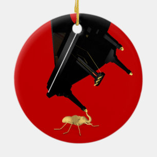 Ornamento De Cerâmica Eleph-Ant poderoso