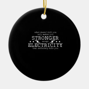 Ornamento De Cerâmica Eletricidade do Engenheiro Elétrico Eletrico