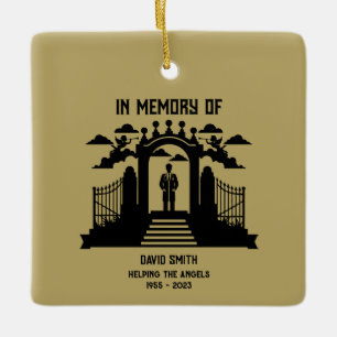 Ornamento De Cerâmica Em Memória Cantoras do Funeral