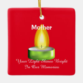 Ornamento De Cerâmica Em Memória De Um Amado