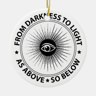 Ornamento De Cerâmica Emblema de maçonaria