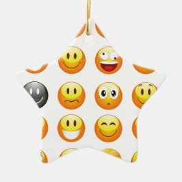 Ornamento De Cerâmica emojis