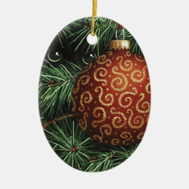 Ornamento De Cerâmica Empurramento (Frente)