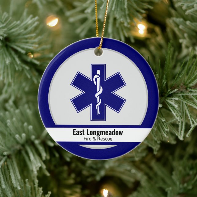 Ornamento De Cerâmica EMS Star Life Personalizado (Árvore)