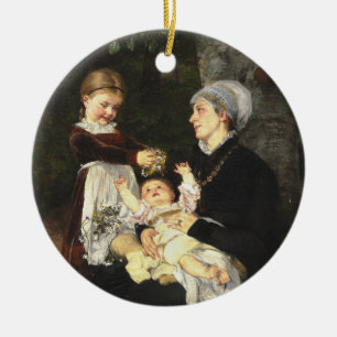 Ornamento De Cerâmica En Ammes Besøg - Bertha Wegmann Fine Art